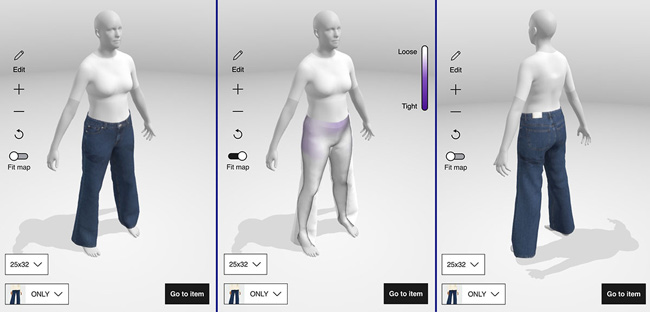Zalando propose d’essayer ses jeans en 3D