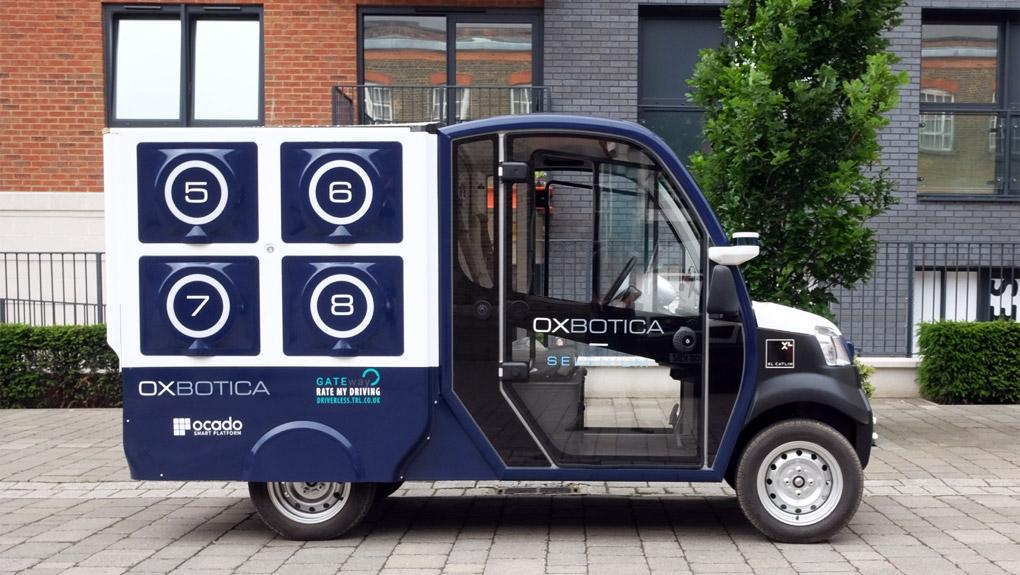 La livraison de courses en camionnette autonome testée à Londres