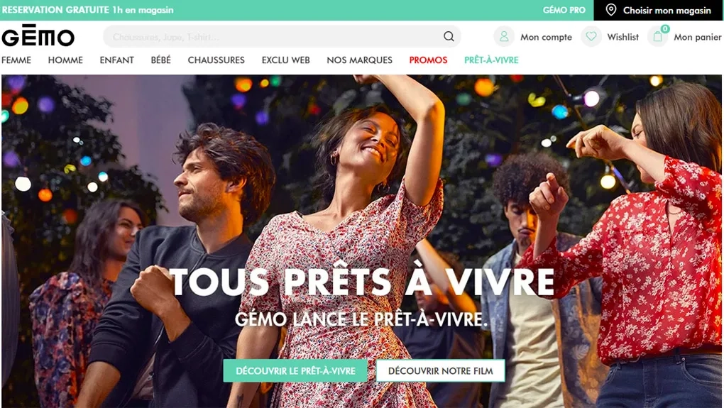 Gémo lance le « prêt-à-vivre » pour conquérir de nouveaux clients