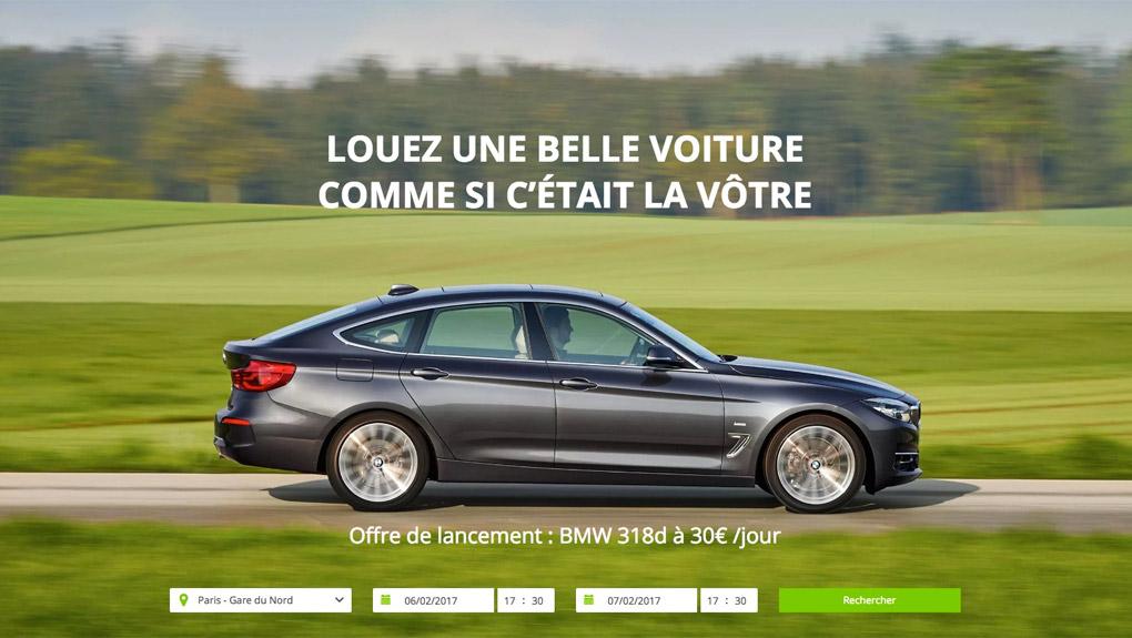 Réservez et démarrez votre voiture de location par smartphone