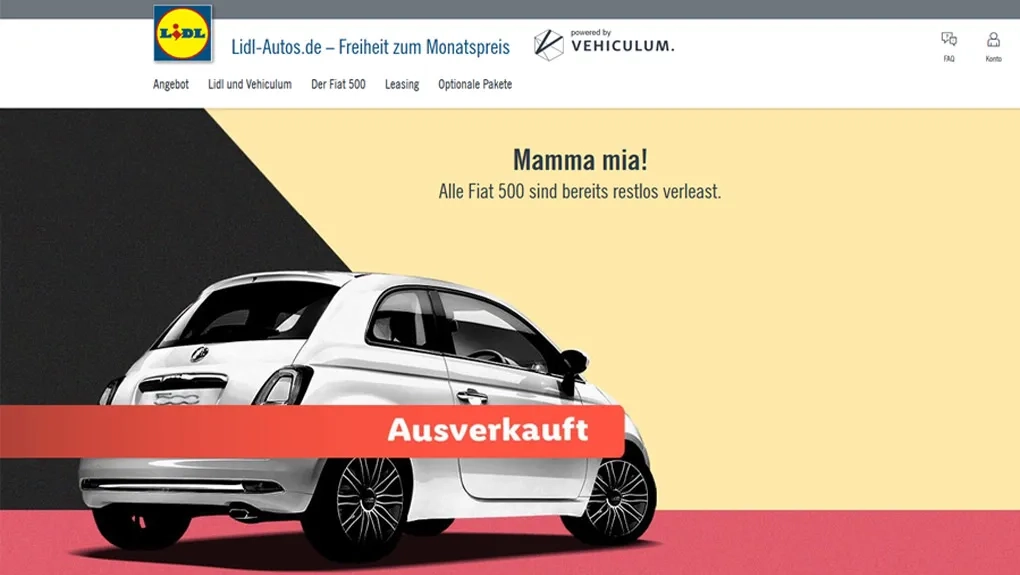 Lidl se lance dans le leasing de voitures pour séduire les millennials