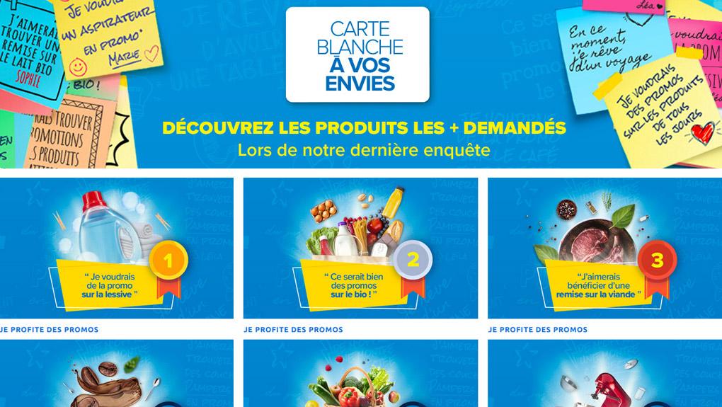 Chez Carrefour, les clients choisissent les produits qui sont mis en promotion