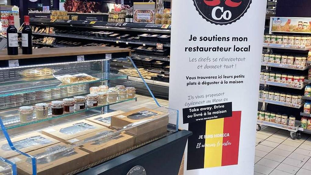 En Belgique, Carrefour vend les plats des restaurateurs locaux