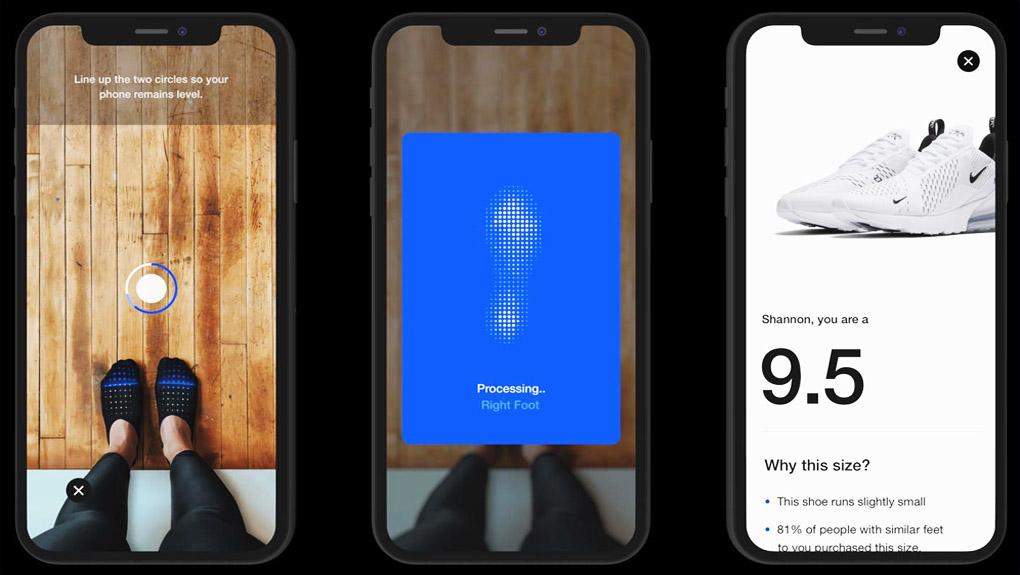 Nike Fit : la réalité augmentée pour trouver chaussure à son pied