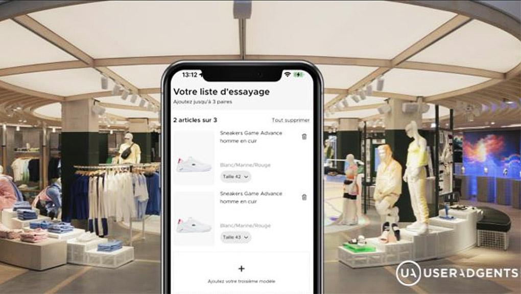 Lacoste lance une mini app pour fluidifier l’expérience client dans son flagship