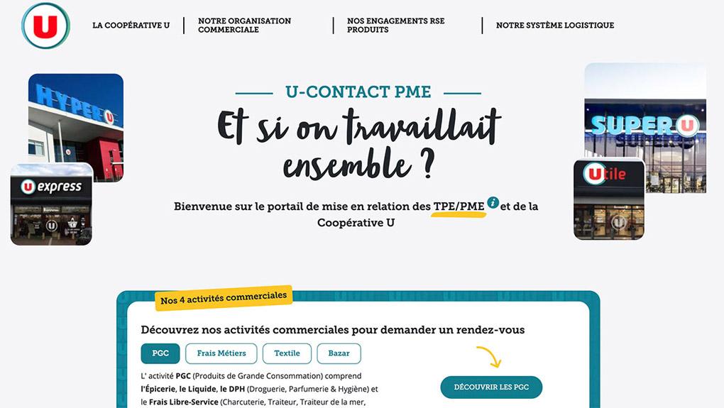 Système U lance un portail pour attirer des TPE-PME