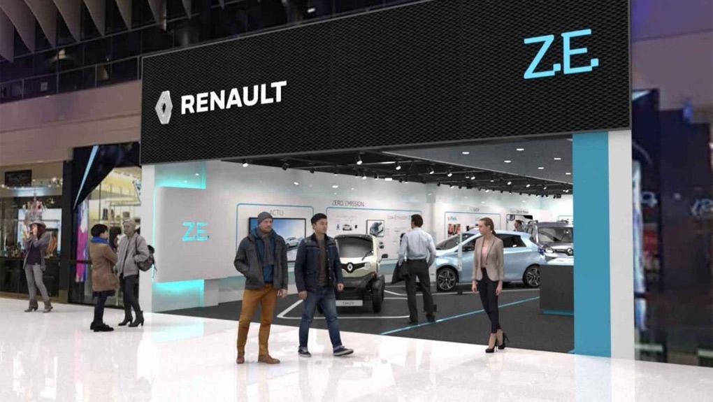 Renault lance un concept de showroom phygital 100% électrique