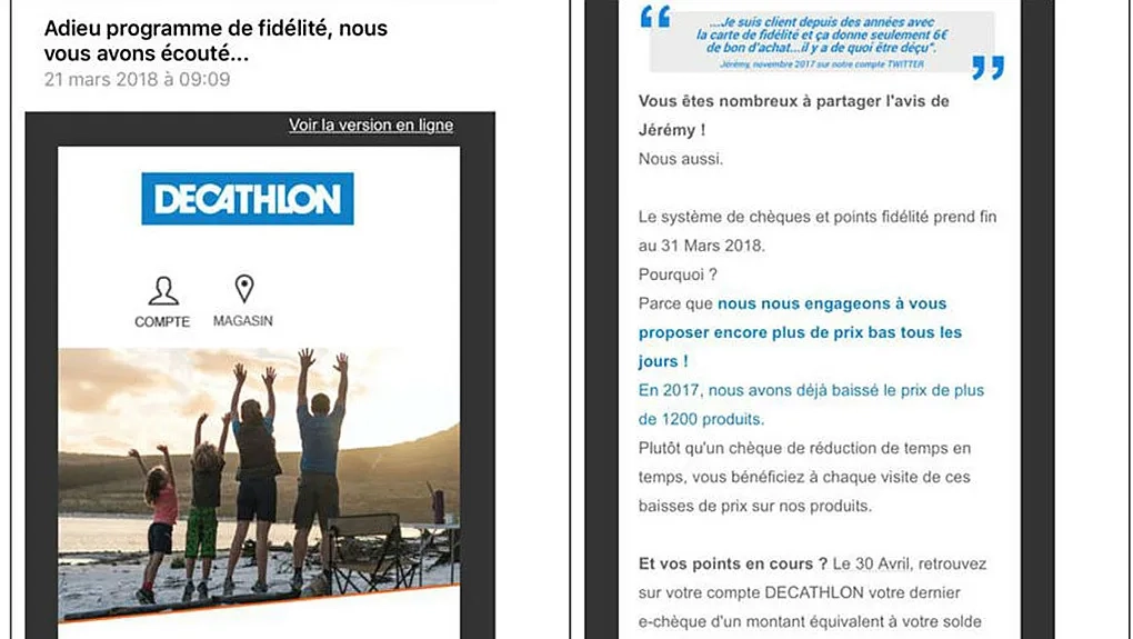 Pourquoi Decathlon abandonne son programme de fidélité