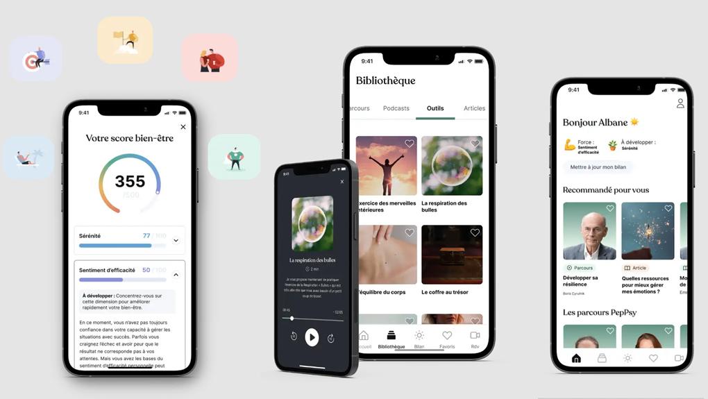 PepPsy, l’appli qui prend soin de la santé mentale des salariés