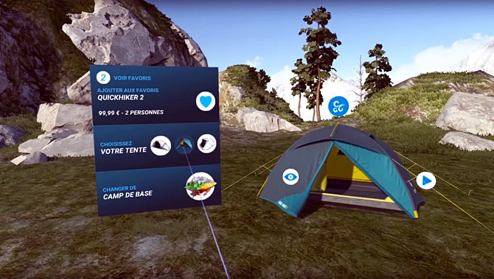 hez Decathlon, la réalité virtuelle obtient des résultats réels