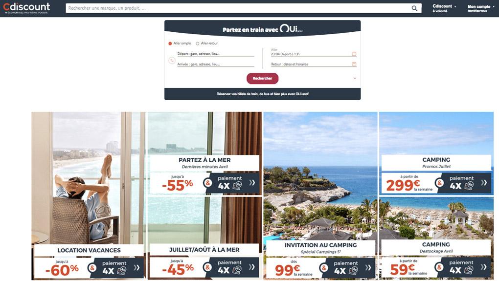Oui.sncf vend maintenant des billets sur Cdiscount