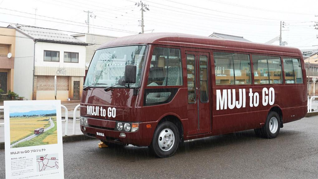 Muji va à la rencontre de ses clients en bus