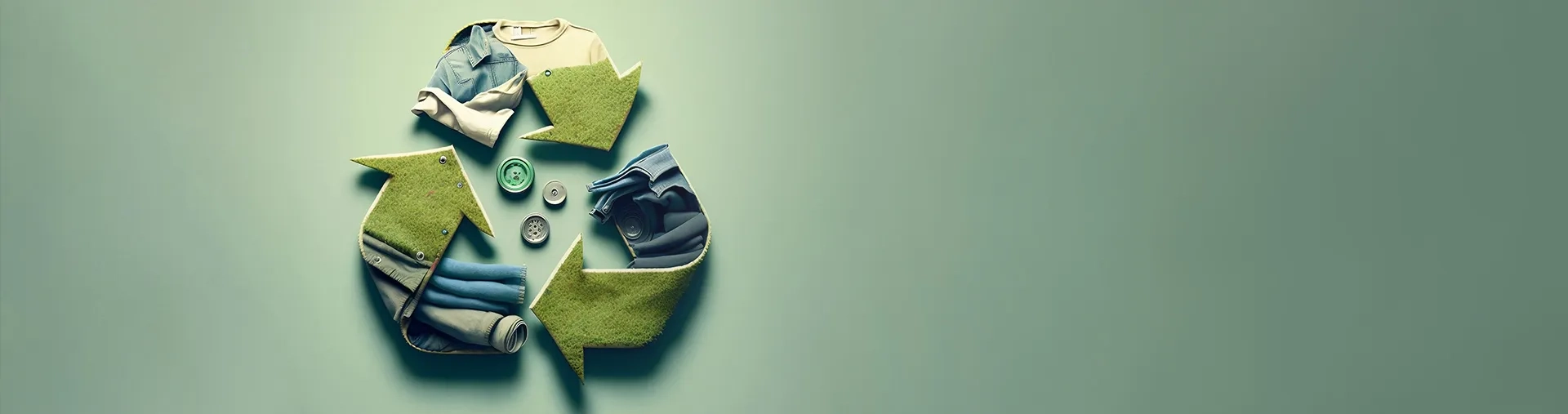 Image du logo de recyclage illustré de vêtement professionnel