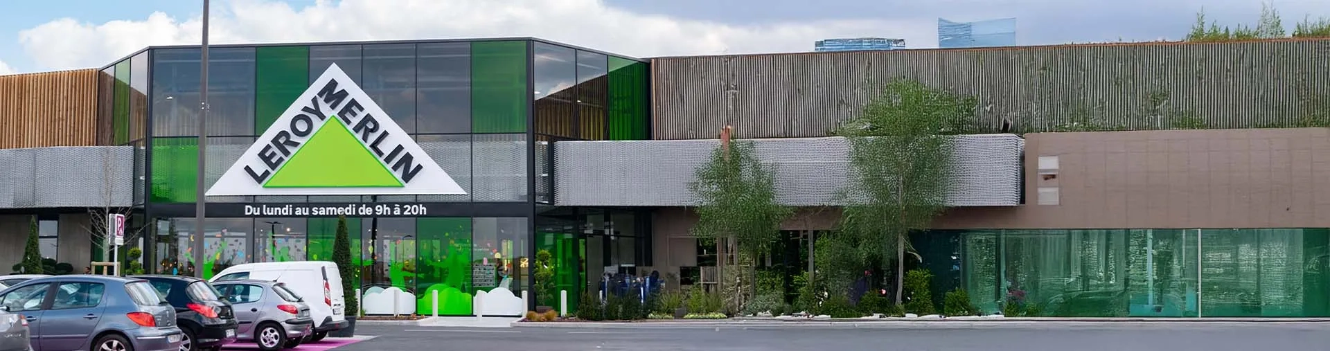 Photo de la Façade de l'enseigne Leroy Merlin