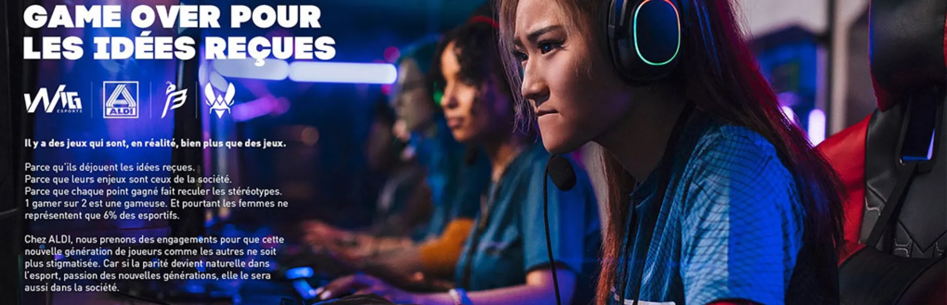 Aldi s’engage pour la féminisation de l’e-sport