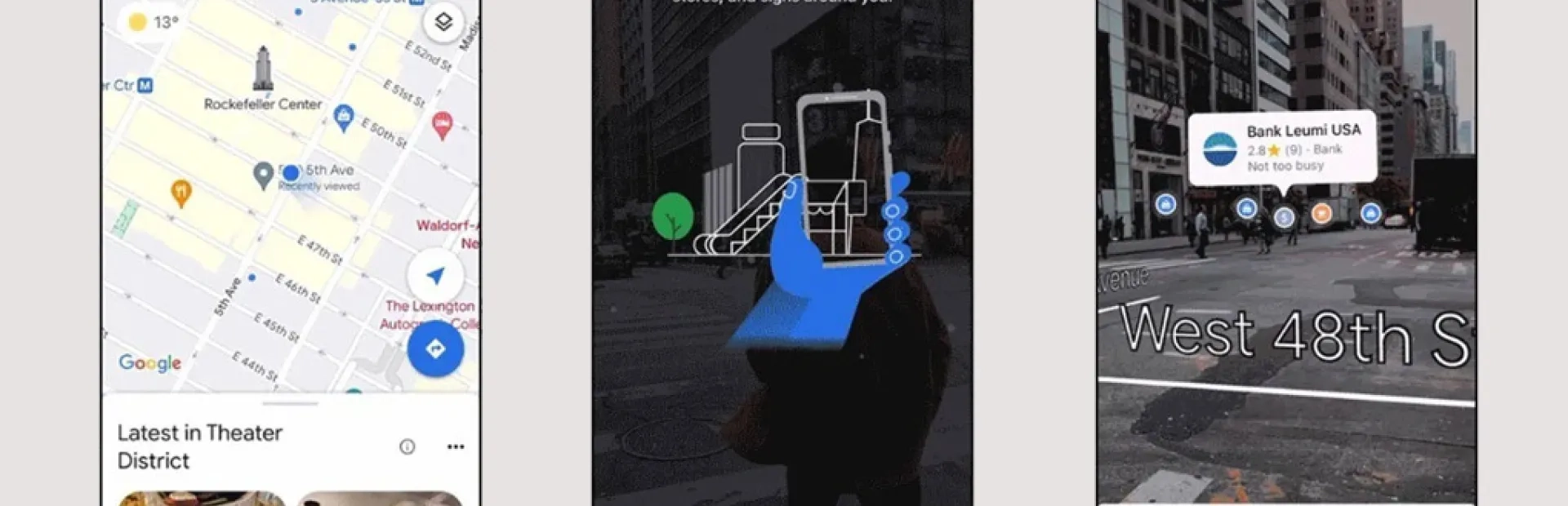 La réalité augmentée va permettre de trouver les commerces sur Google Maps