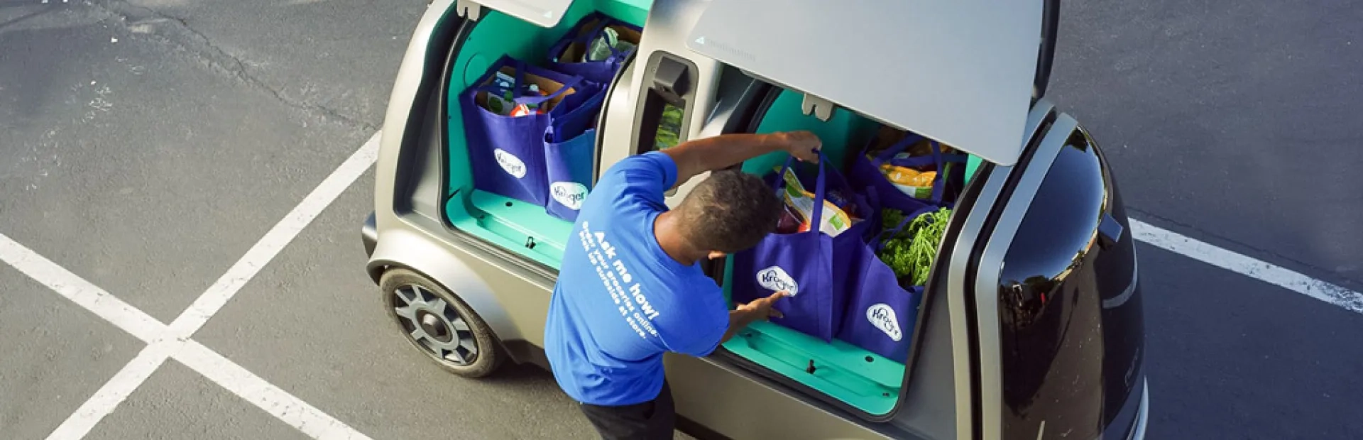 Kroger va déployer des véhicules autonomes pour livrer les courses
