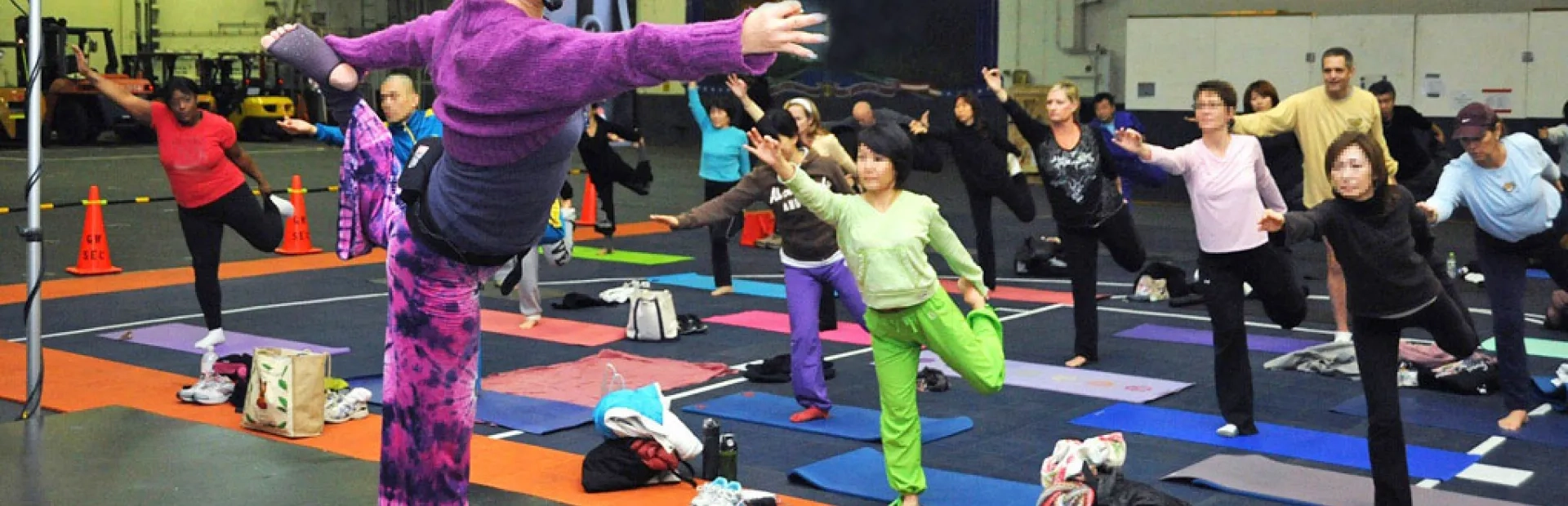 Des cours de gym et de yoga… au supermarché