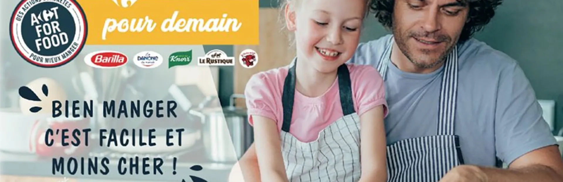 Carrefour s’allie à 5 grandes marques pour proposer des recettes en « live cooking »