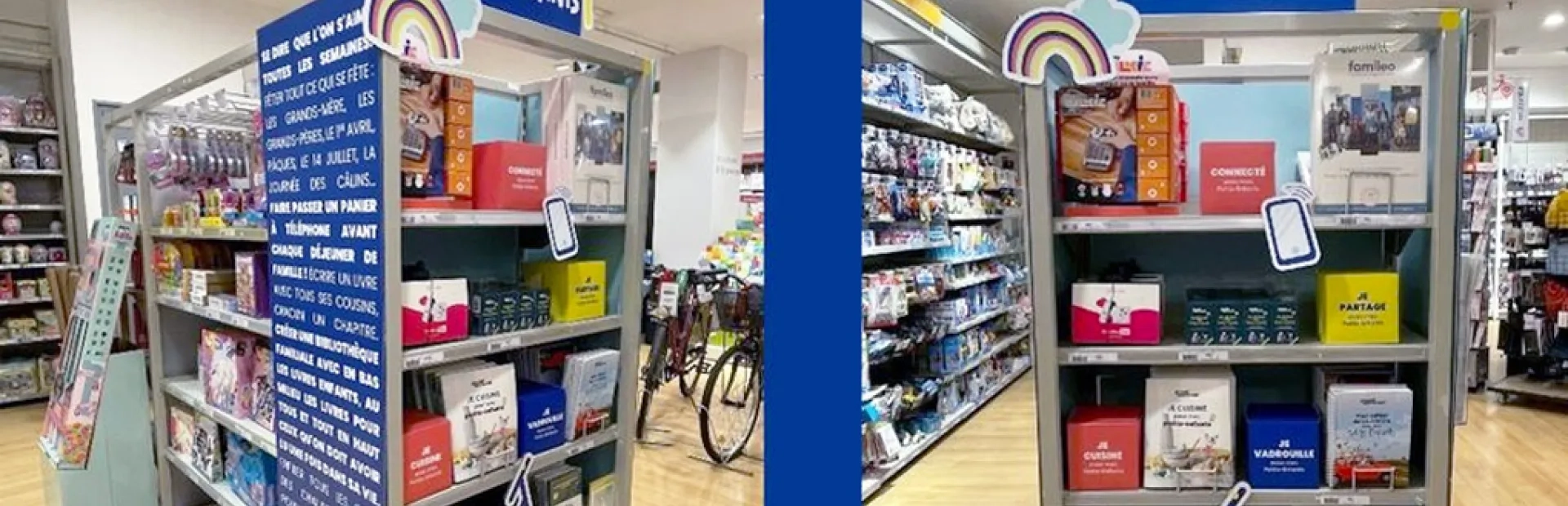 Chez Monoprix, un corner dédié aux grands-parents pour leurs petits enfants