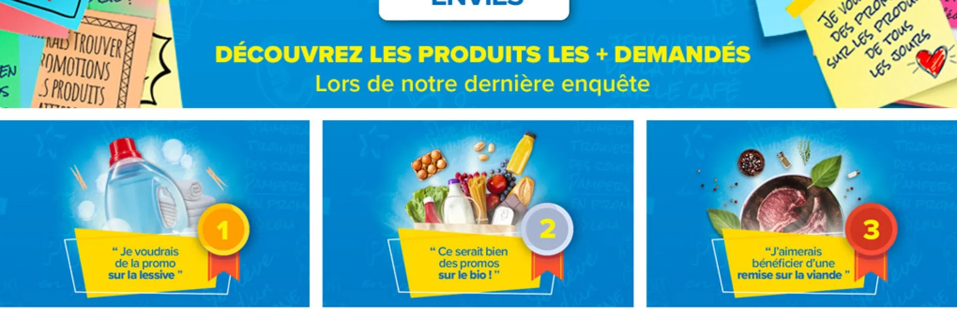 Chez Carrefour, les clients choisissent les produits qui sont mis en promotion