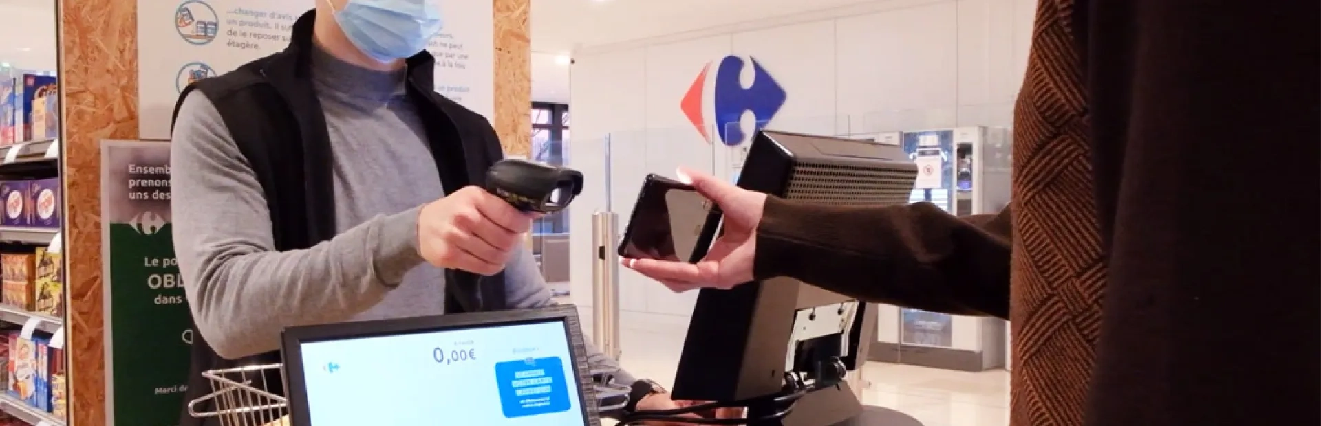 Smartpos, le nouveau système d’encaissement de Carrefour qui élimine les irritants