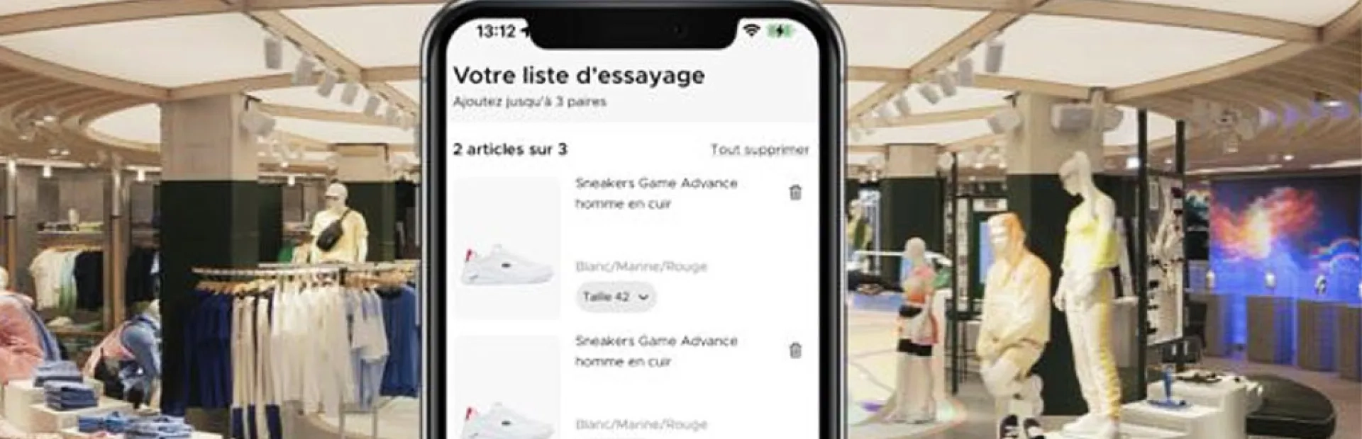 Lacoste lance une mini app pour fluidifier l’expérience client dans son flagship