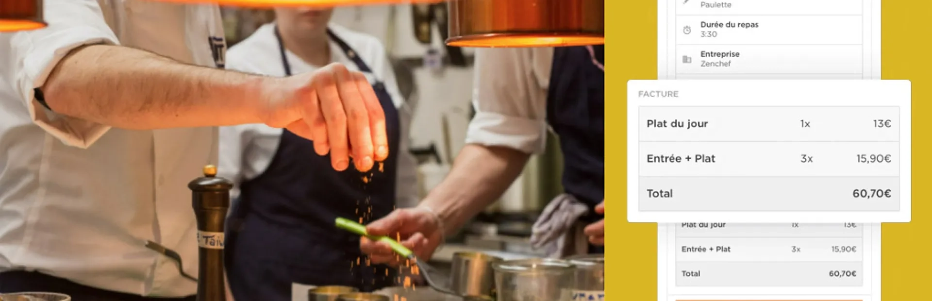 Zenchef veut réduire le temps passé à payer l’addition au restaurant