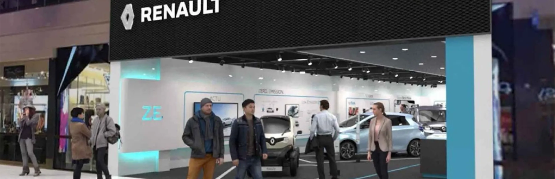 Renault lance un concept de showroom phygital 100% électrique
