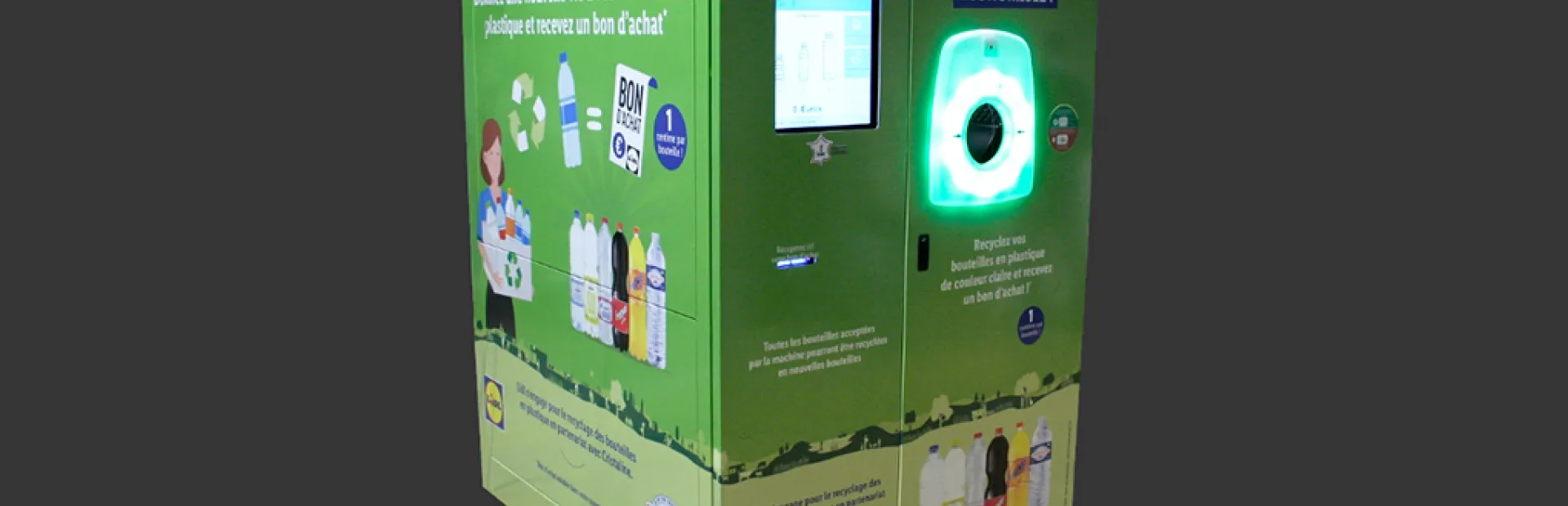Lidl s’associe à Cristaline pour recycler les bouteilles en plastique
