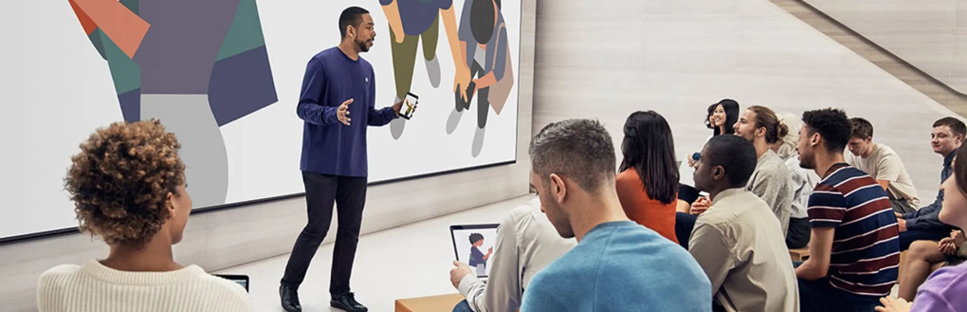 Les Apple Stores veulent devenir des « places du village »