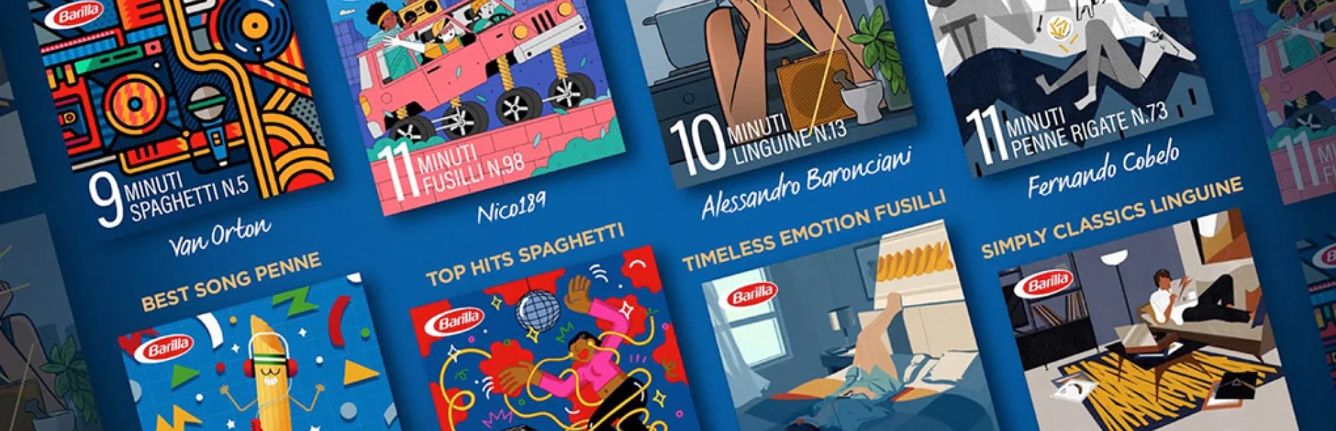 Barilla propose des playlists Spotify qui durent le temps de cuisson des pâtes