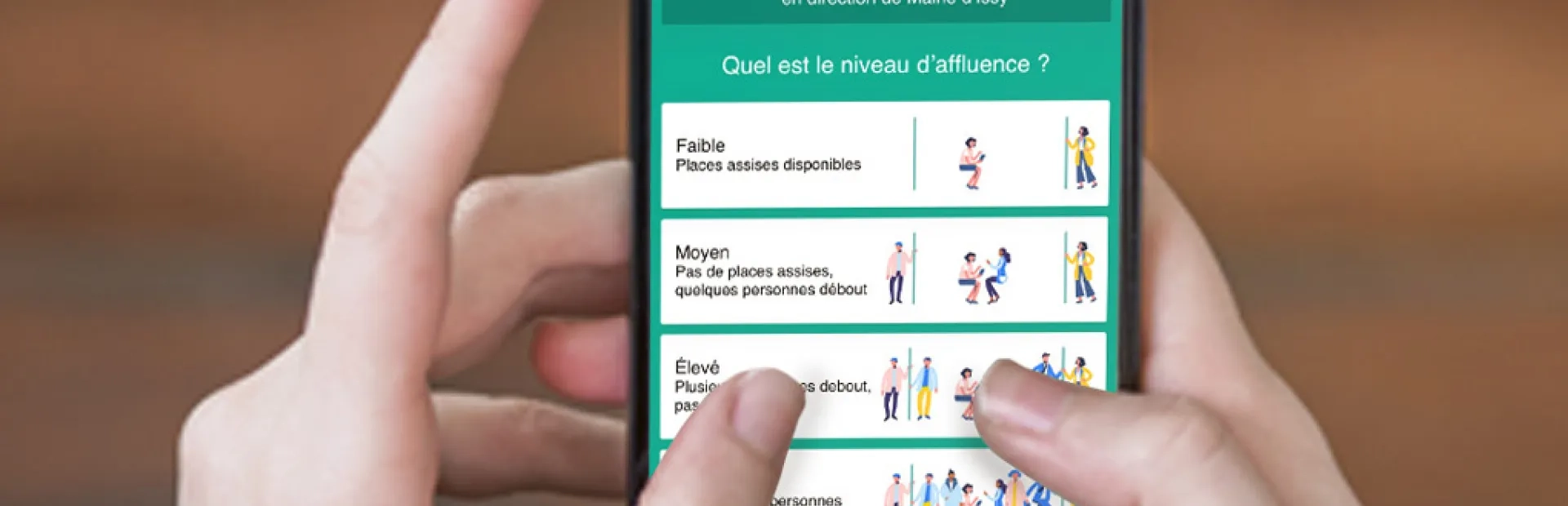 La RATP propose aux voyageurs de mesurer l’affluence sur ses lignes