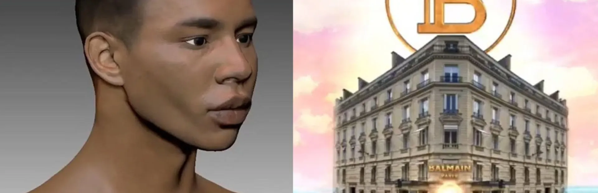 L’avatar d’Olivier Rousteing accueille les visiteurs du showroom virtuel de Balmain