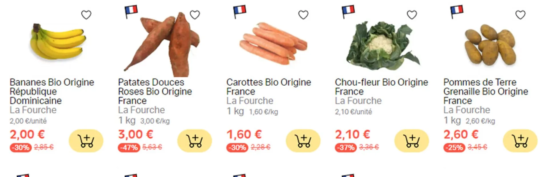 La Fourche livre des produits frais anti-gaspi à petits prix