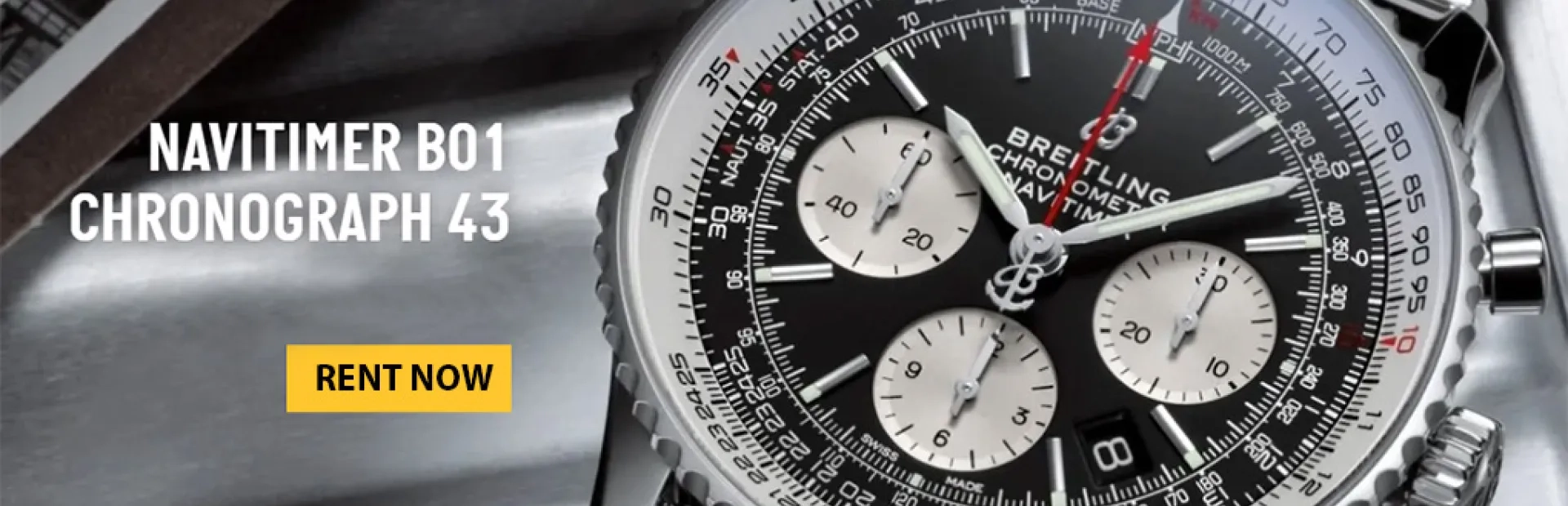 Breitling propose ses montres de luxe en location