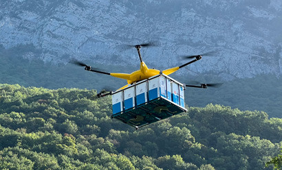 La livraison devient possible en zones difficiles grâce au drone