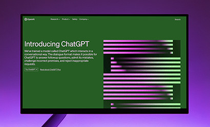 Visuel d'une page de Chat GPT