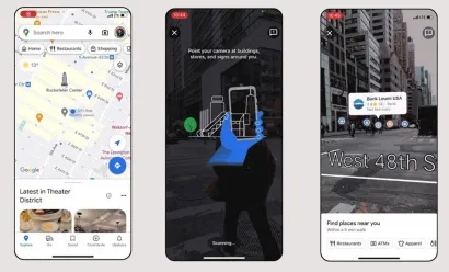 La réalité augmentée va permettre de trouver les commerces sur Google Maps