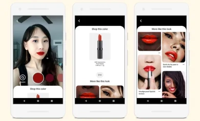 Pinterest lance « Try On », pour essayer virtuellement des rouges à lèvres avant d’acheter