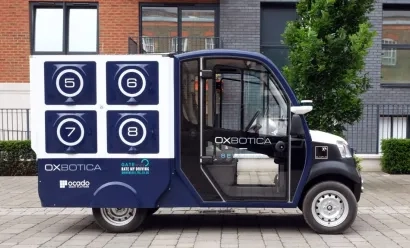 La livraison de courses en camionnette autonome testée à Londres