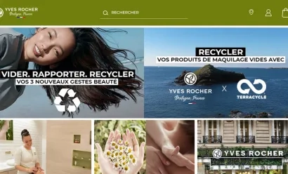 Yves Rocher collecte et recycle les produits de maquillage vides ou périmés