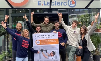 Brico Leclerc teste des services à domicile avec la startup Mon Super Voisin