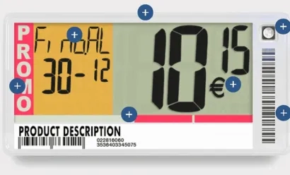 Auchan va lancer des étiquettes de gondoles connectées