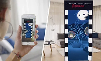 Sephora lance un pop-up store en réalité augmentée pour Noël