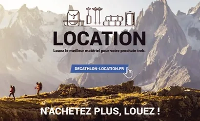 Decathlon innove en louant du matériel aux trekkeurs