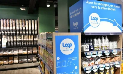 Carrefour implante les produits consignés Loop dans ses magasins