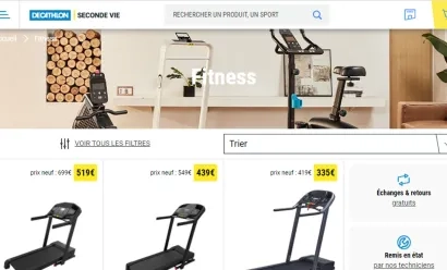 Decathlon lance son site Seconde Vie, dédié aux produits reconditionnés