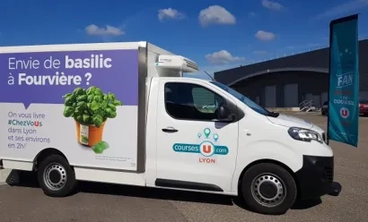 Avec Courses U Lyon et le « drive truck », Système U innove dans l’e-commerce alimentaire