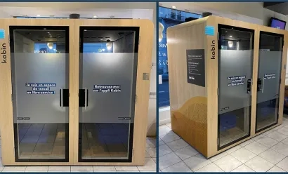 Une « Kabin » pour télétravailler au Monop’